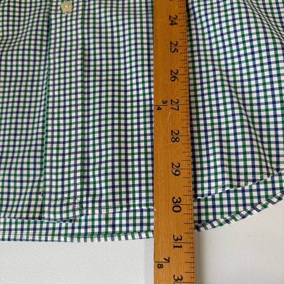 Ralph Lauren Shirt Mens Large Blue Green Plaid Button Down Long Sleeve Casual - Picture 13 of 14